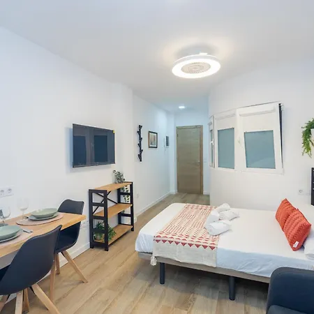 Studio La Puntilla 2 Min To Las Canteras Apartment *